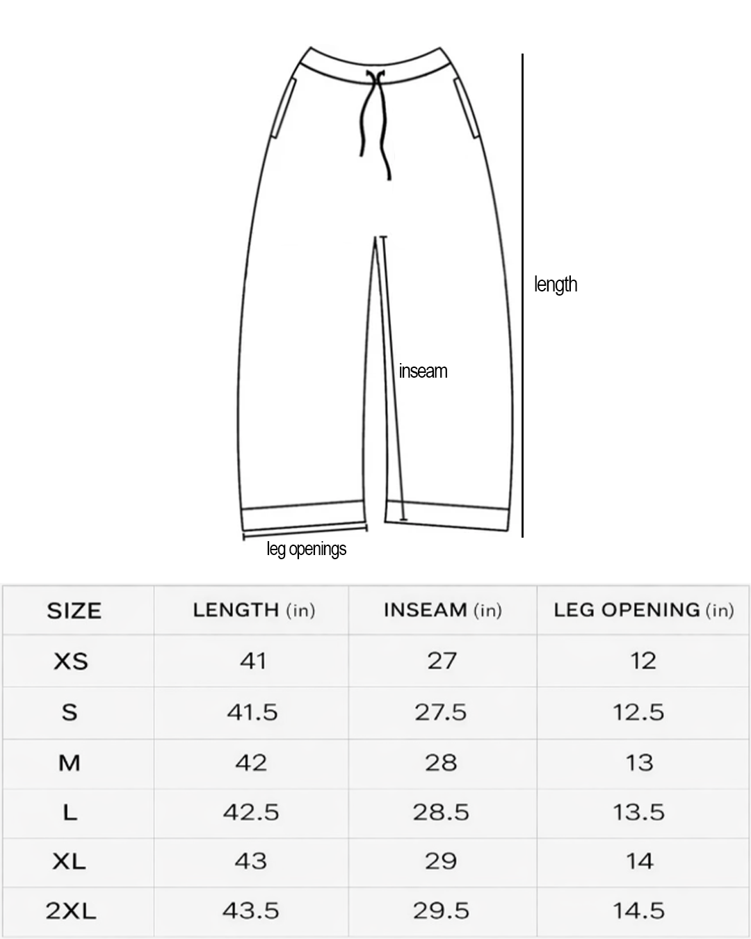 WHITEOUT Sweatpants
